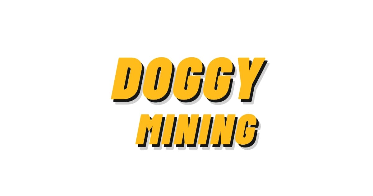 Official DOGGY MINING wordmark