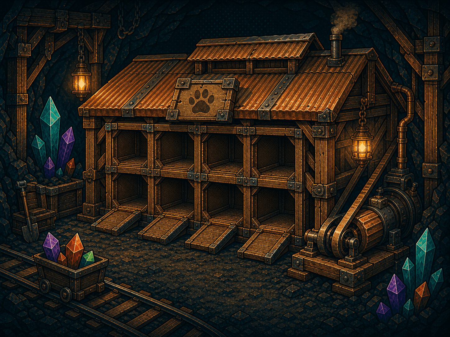 Backyard Shed facility illustration