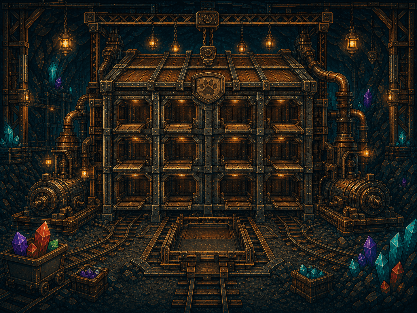 Pawworks Depot facility illustration