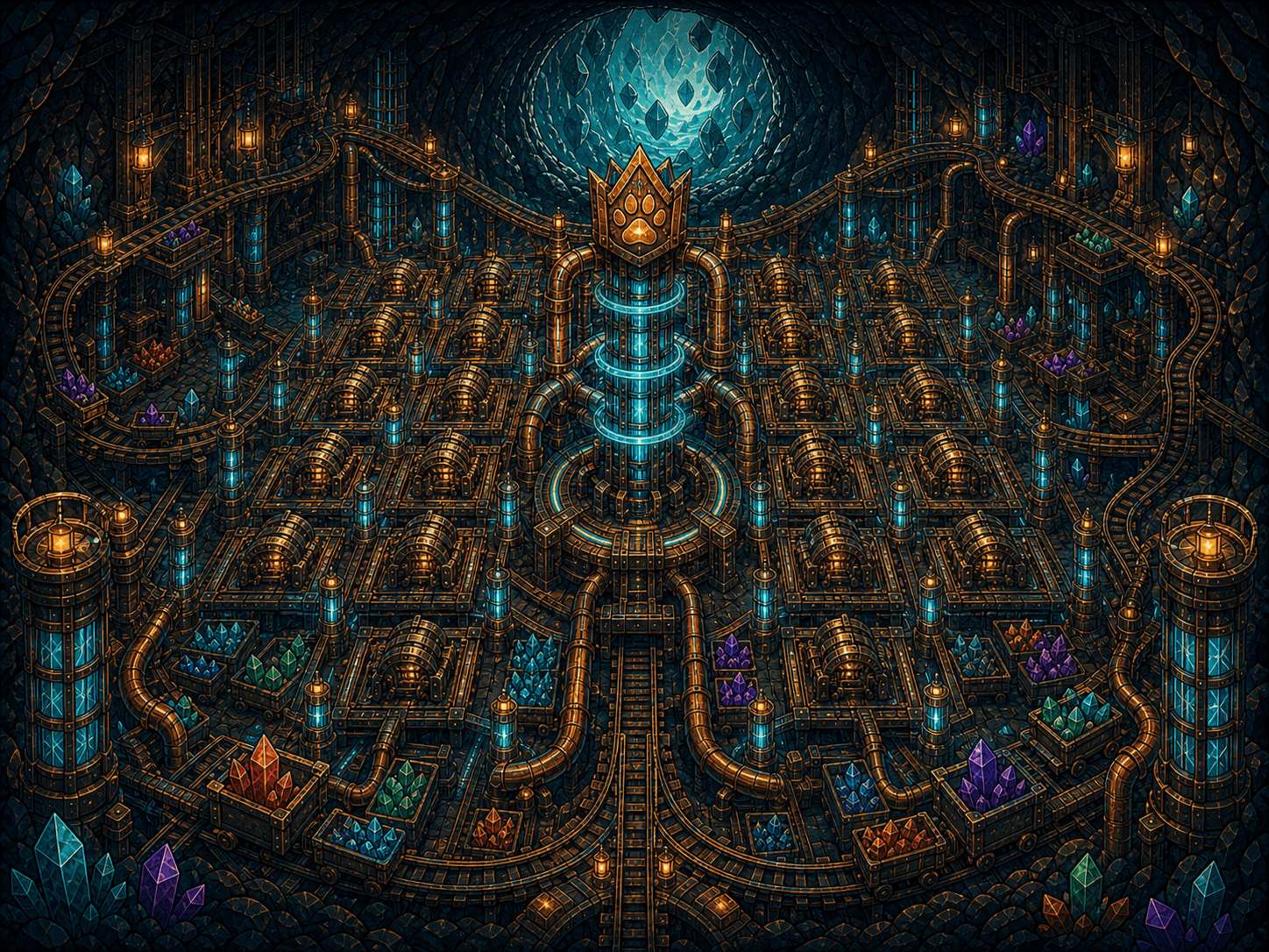 Moonshaft Complex facility illustration