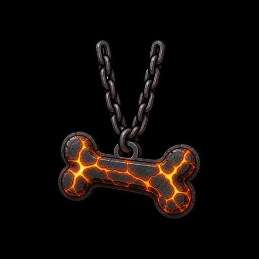 Magma Bone Pendant