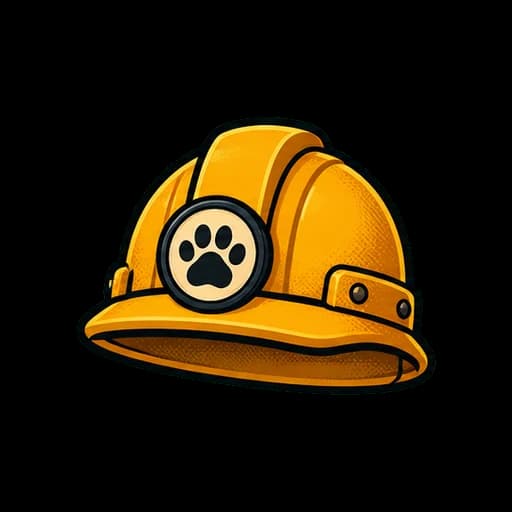 Paw Badge Hardhat